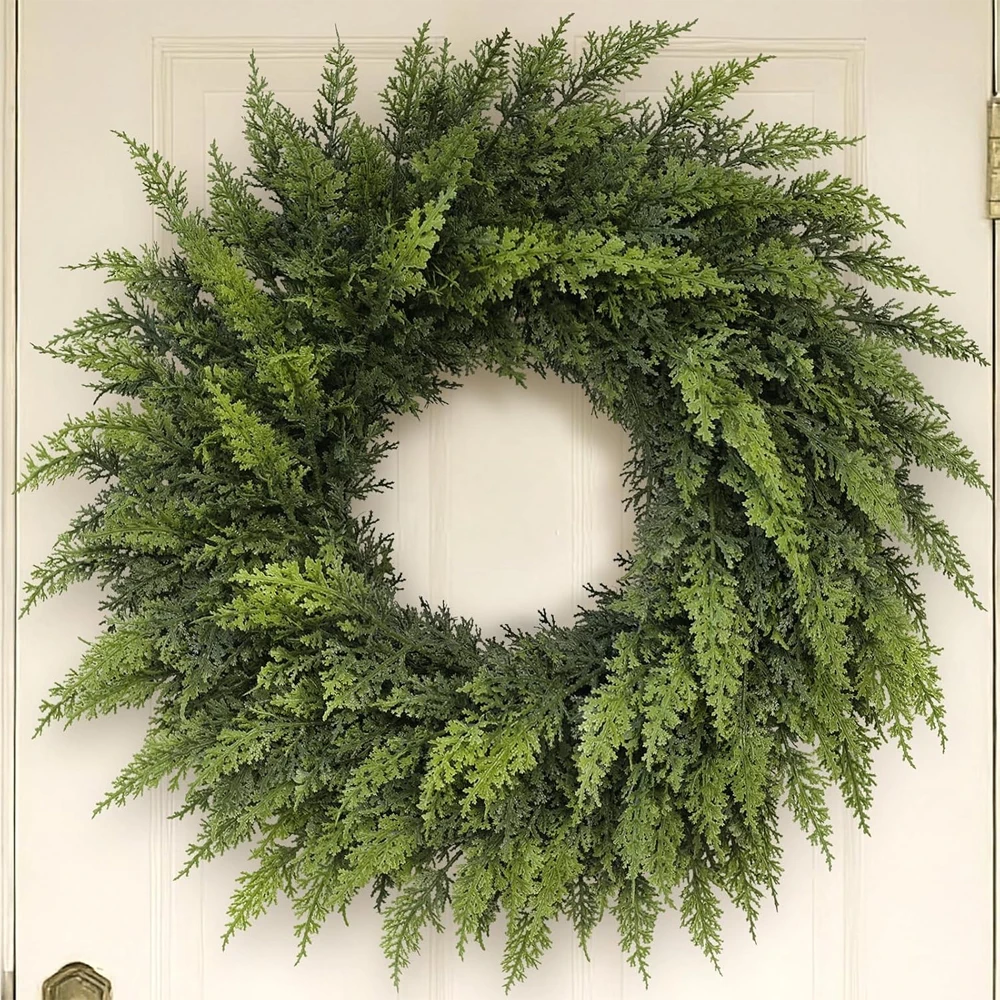Couronne de Noël — porte