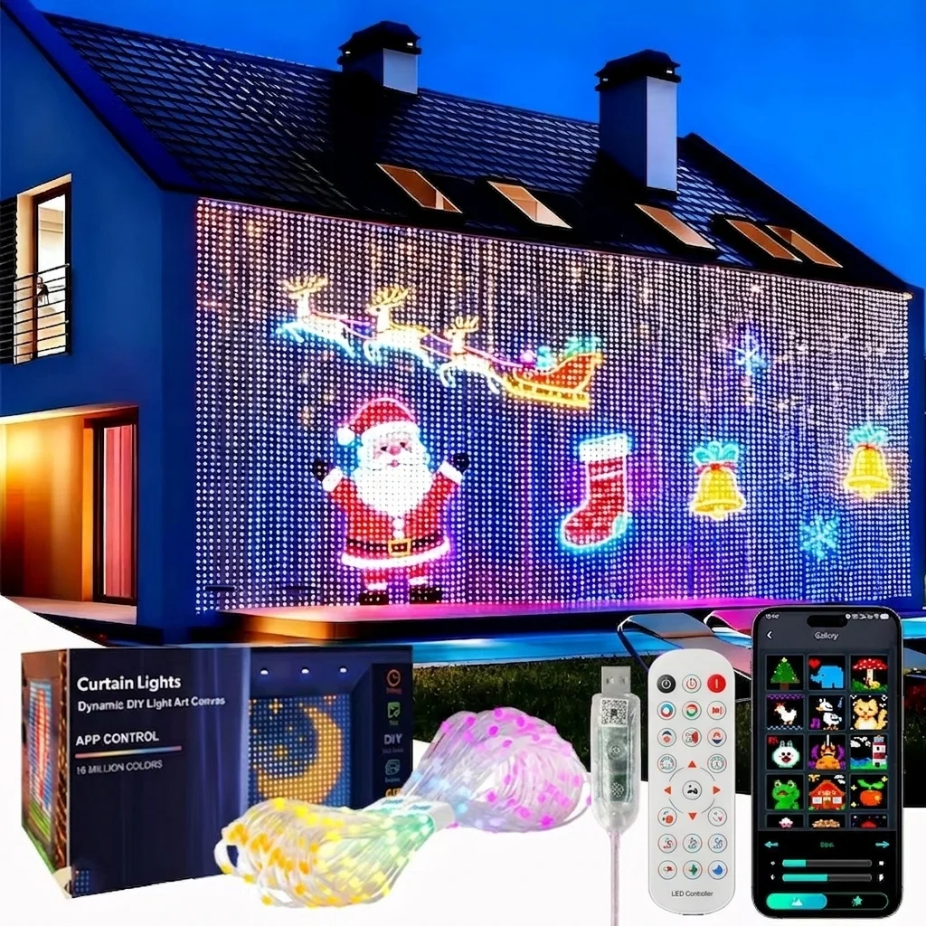 Rideau lumineux connecté — application